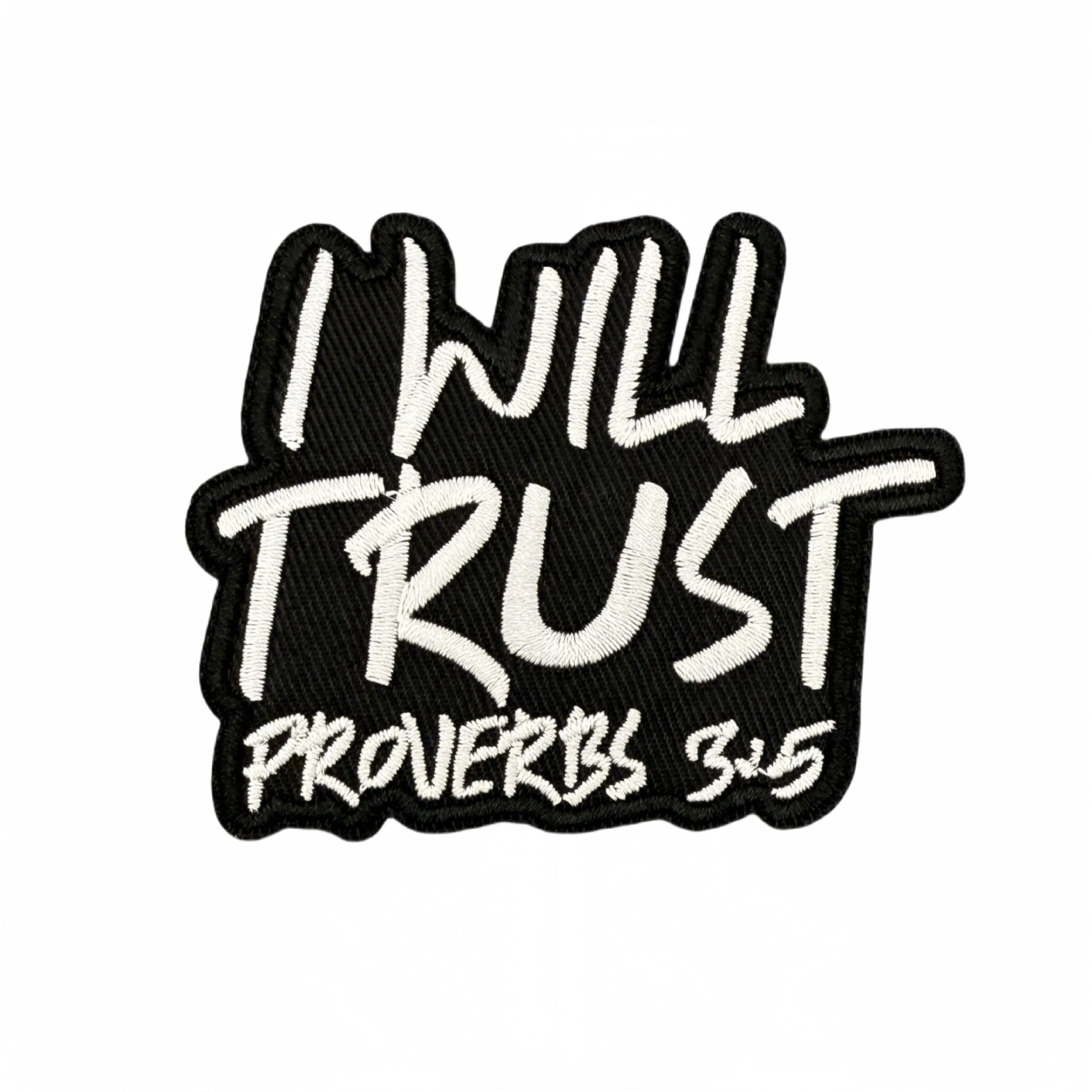 Wholesale Black and white English embroidered patch accessories